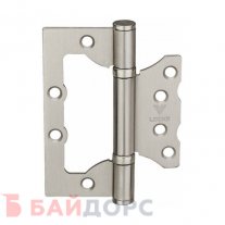 Петля дверная накладная универсальная 100х75х2,5 Lockit MSF10075-2BB (SN)