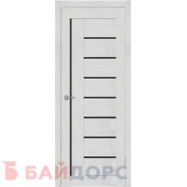 TexStyle TS3 Лорэт белый/Lacobel черный лак