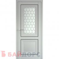 Спарта 2 Белый (черный молдинг)