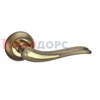 Ручка дверная Lockit Виктория AL E9 (AB/GP)
