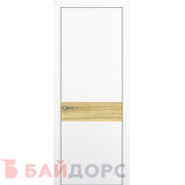 Квалитет К6 Белый матовый Вставка Дуб натуральный кромка ALU серая