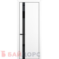 Квалитет К2 Белый матовый Lacobel Black Classic кромка ALU черная